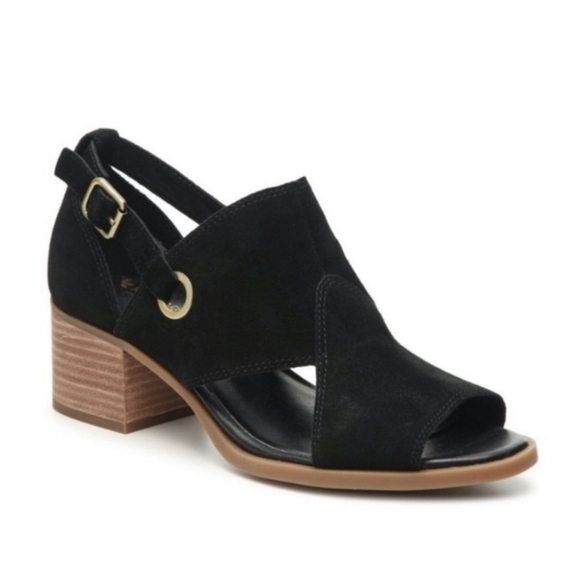 🖤 KOOLABURRA BY UGG HEELED SANDALS WITH BUCKLE OPEN TOED - Picture 2 of 9